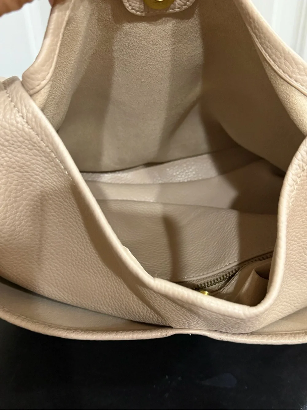 Antik Kraft Classic Pebbled PU Hobo Bag with cosmetic bag